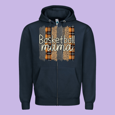 Baseball Mama Zipper Hoodie Designed By Bettercallsaul
