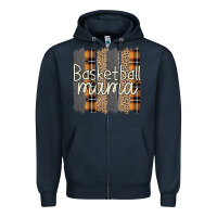 Navy Baseball Mama Zipper Hoodie - Bettercallsaul