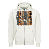 Oatmeal Heather Baseball Mama Zipper Hoodie - Bettercallsaul