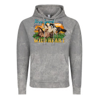 Cloud Rock free spirit wild heart 3 horses Vintage Hoodie - LillyAllenDesigns