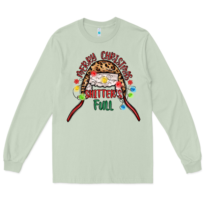 Merry Christmas Shitter S Full Long Sleeve Tee by MaliasSmallBusiness | Teevron
