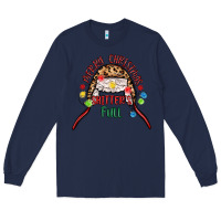 Navy merry christmas shitter s full Long Sleeve Tee - MaliasSmallBusiness