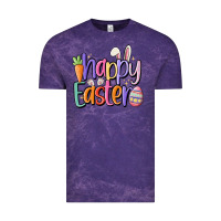 Cloud Purple happy easter Vintage Tee - MaliasSmallBusiness