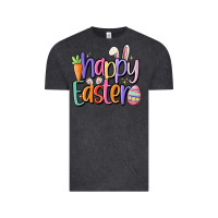 Vintage Black happy easter Vintage Tee - MaliasSmallBusiness