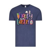 Vintage Denim happy easter Vintage Tee - MaliasSmallBusiness