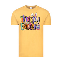 Vintage Mustard happy easter Vintage Tee - MaliasSmallBusiness