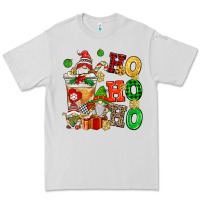 Dove Grey ho ho ho christmas latte with gnomies Premium Tee - AdoDesignShop