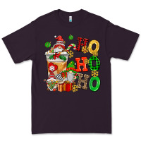 Plum ho ho ho christmas latte with gnomies Premium Tee - AdoDesignShop