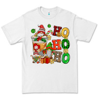 White ho ho ho christmas latte with gnomies Premium Tee - AdoDesignShop