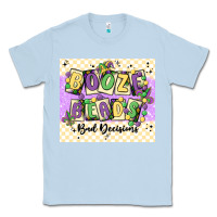 Dusty Blue booze beads Classic Tee - MaliasSmallBusiness