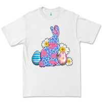 White easter bunny wıth easter eggs Premium Tee - AdoDesignShop