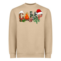 Mushroom christmas camp life Heavyweight Sweatshirt - NancyCooperArtShop