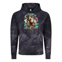Cloud Black free spirit mustang horse Vintage Hoodie - LillyAllenDesigns