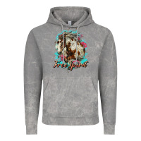 Cloud Rock free spirit mustang horse Vintage Hoodie - LillyAllenDesigns