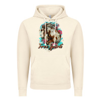 Vintage Artic free spirit mustang horse Vintage Hoodie - LillyAllenDesigns