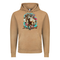 Vintage Camel free spirit mustang horse Vintage Hoodie - LillyAllenDesigns