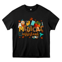Black medical assistant Heavy Core Tee - AdoDesignShop