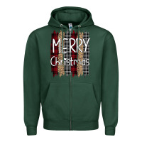 Merry Christmas Leopard Zipper Hoodie | Teevron