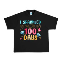 Black i sparkled my way through 100 days Urban Heavy Tee - MaliasSmallBusiness