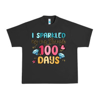 Pigment Black i sparkled my way through 100 days Urban Heavy Tee - MaliasSmallBusiness