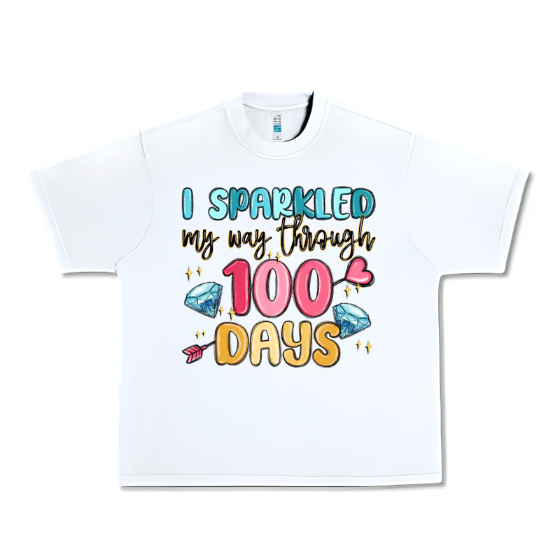 I Sparkled My Way Through 100 Days Urban Heavy Tee by MaliasSmallBusiness | Teevron