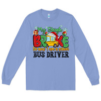 Colony Blue my sleigh broke so now i am a school bus driver Long Sleeve Tee - MaliasSmallBusiness