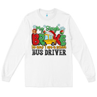 White my sleigh broke so now i am a school bus driver Long Sleeve Tee - MaliasSmallBusiness