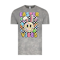 Cloud Rock easter vibes smiley face Vintage Tee - MaliasSmallBusiness