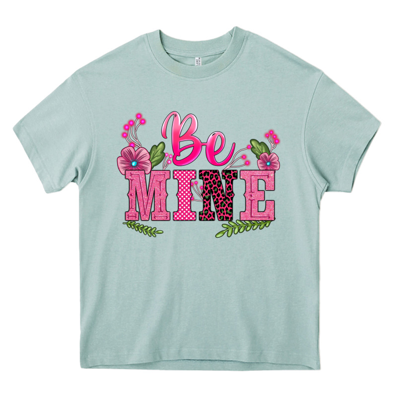 Walentine's Day Be Mine Heavy Core Tee by BarkalooDesign | Teevron
