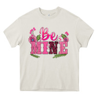 Cream walentine's day be mine Heavy Core Tee - BarkalooDesign