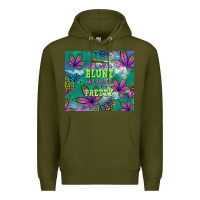 Army Green roll me a blunt and tell me i'm pretty Premium Hoodie - TumblerDesignByShophia