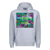 Heather Grey roll me a blunt and tell me i'm pretty Premium Hoodie - TumblerDesignByShophia