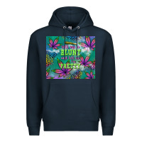 Navy roll me a blunt and tell me i'm pretty Premium Hoodie - TumblerDesignByShophia