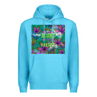 Ocean Blue roll me a blunt and tell me i'm pretty Premium Hoodie - TumblerDesignByShophia