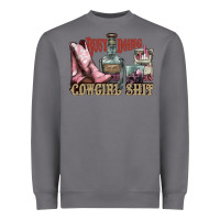 Storm busy doing cowgirl shit liquor boots cigarette Heavyweight Sweatshirt - NancyCooperArtShop