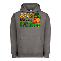 Pigment Tornado Just a girl who loves St. Patrick's Day Urban Hoodie - FaDigitalArtStudio
