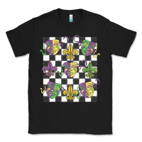 Black mardi gras Classic Tee - MaliasSmallBusiness