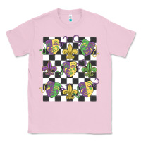 Bubblegum Pink mardi gras Classic Tee - MaliasSmallBusiness