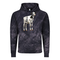 Cloud Black Holstein Heifer Vintage Hoodie - LillyAllenDesigns