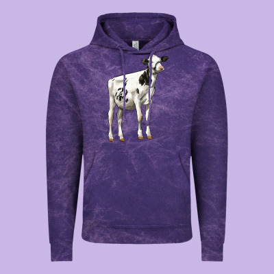 Holstein Heifer Vintage Hoodie Designed By Lillyallendesigns