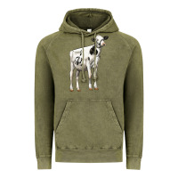 Vintage Olive Holstein Heifer Vintage Hoodie - LillyAllenDesigns
