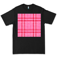 Black valentines day plaid seamless pattern Premium Tee - BundleAndBundleShop
