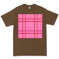 Cacao valentines day plaid seamless pattern Premium Tee - BundleAndBundleShop
