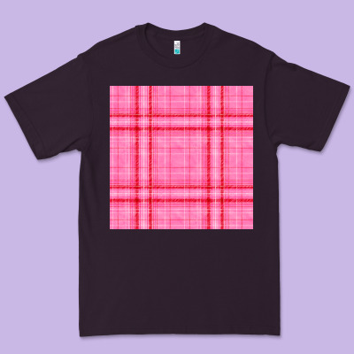Valentines Day Plaid Seamless Pattern Premium Tee Designed By Bundleandbundleshop