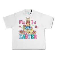 Lunar Rock my first easter with baby bunny and eggs Urban Heavy Tee - AdoDesignShop