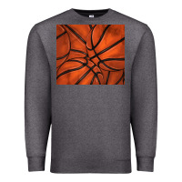 Charcoal Heather distressed basketball pattern Premium Sweatshirt - TumblerDesignByShophia