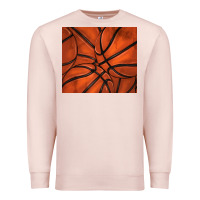 Pale Pink distressed basketball pattern Premium Sweatshirt - TumblerDesignByShophia