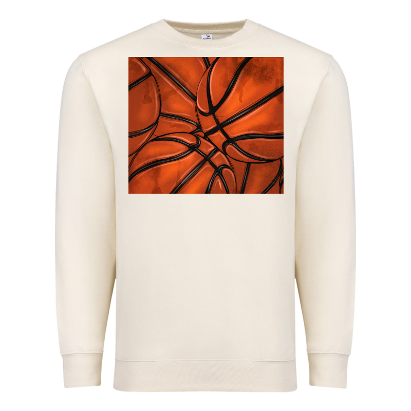 Distressed Basketball Pattern Premium Sweatshirt by TumblerDesignByShophia | Teevron