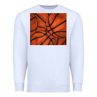White distressed basketball pattern Premium Sweatshirt - TumblerDesignByShophia