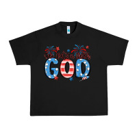 Black one nation under god Urban Heavy Tee - MaliasSmallBusiness